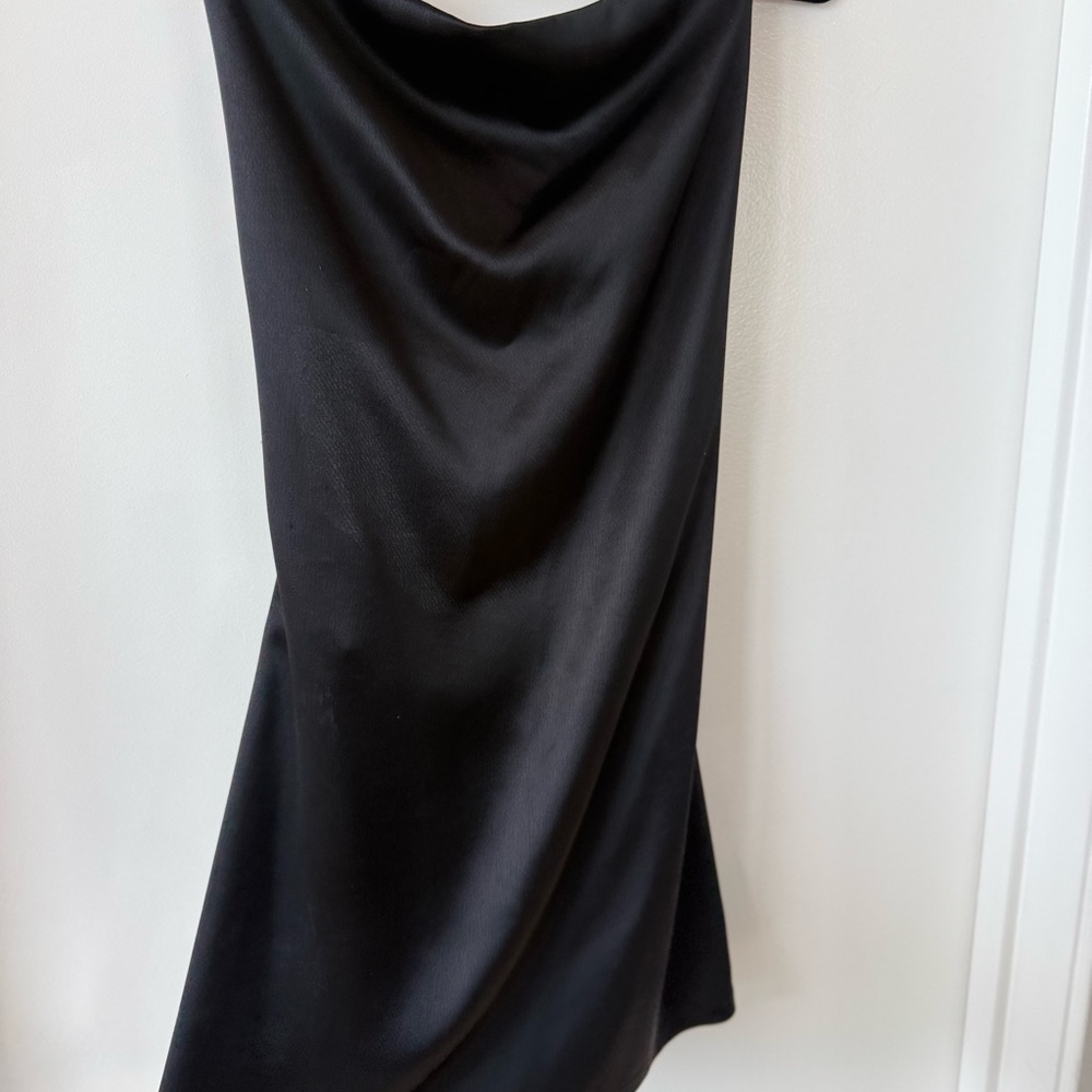 NONchalant Black Backless String Mini Dress | Sz: S - Picture 3 of 9